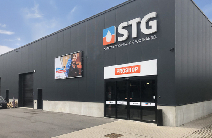 Proshop STG Mechelen, materialen voor de professionele installateur