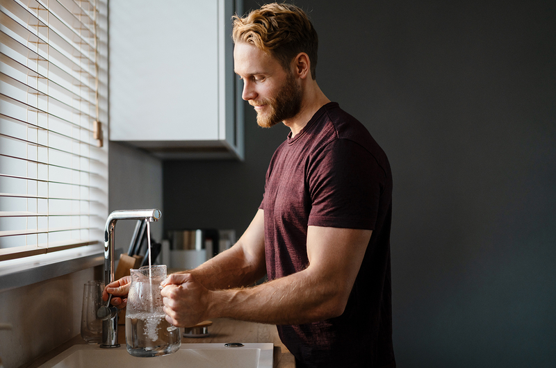 Gefilterd water uit je kraan proeft even lekker als water uit flessen.